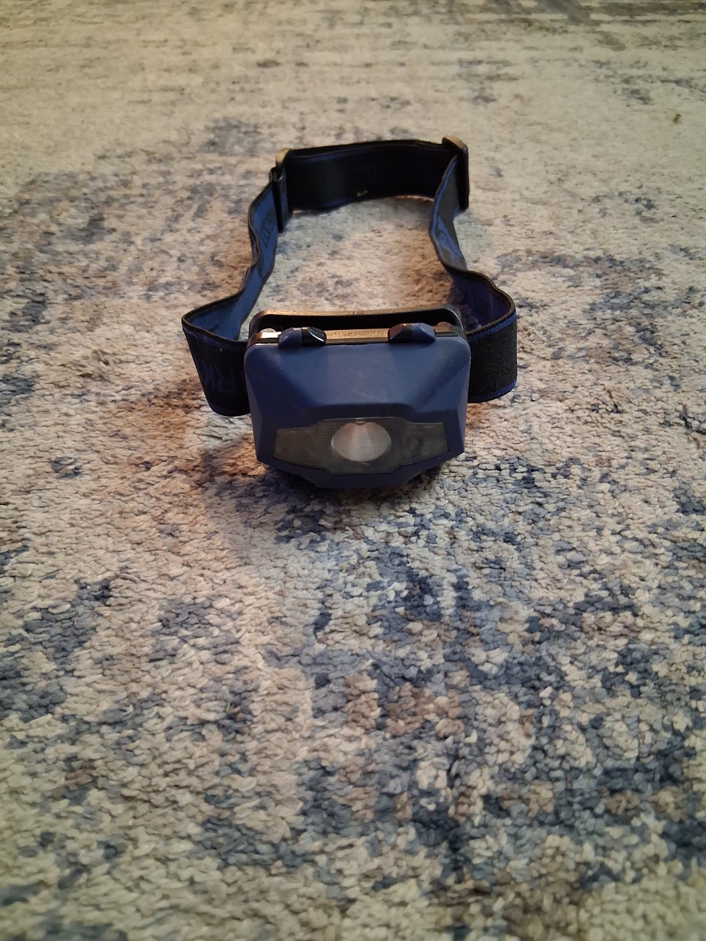 Ozark Trail Blue LED Headlamp with Black Adjustable Strap